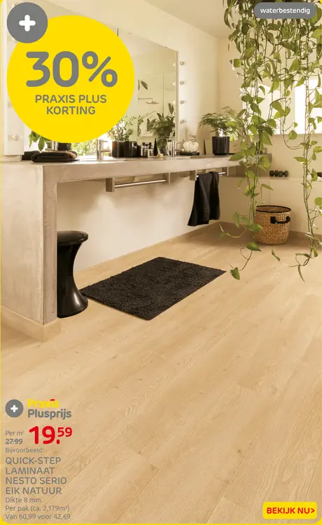 Aanbieding: Laminaat Nesto Serio Eik Natuur