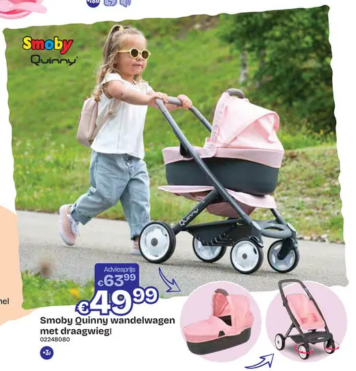 Aanbieding: Quinny wandelwagen met draagwieg!