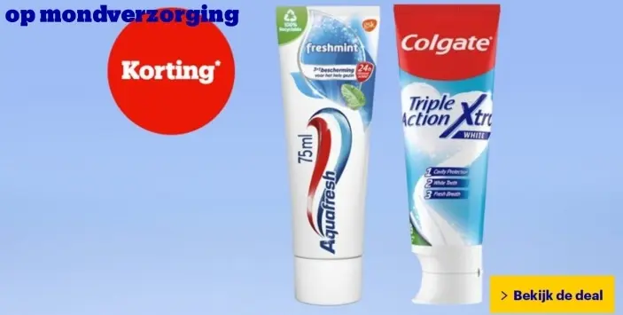 Aanbieding: Korting op mondverzorging