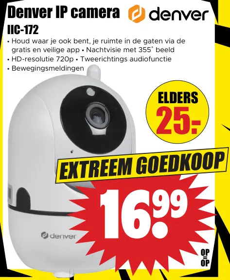 Aanbieding: IP camera IIC-172