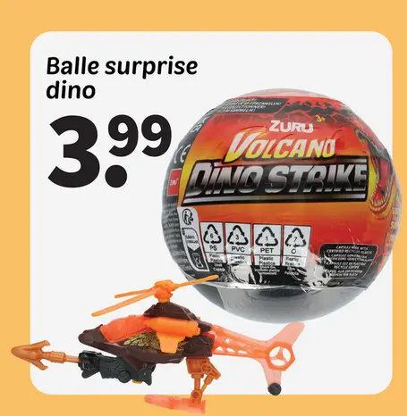 Offre: Balle surprise dino