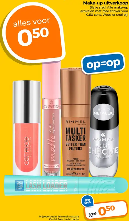 Aanbieding: Make-up uitverkoop