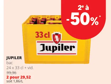 Offre: Jupiler
