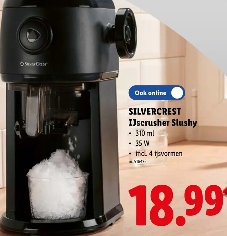 Promotie: IJscrusher Slushy