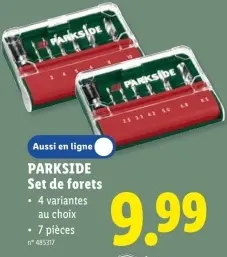 Offre: Set de forets