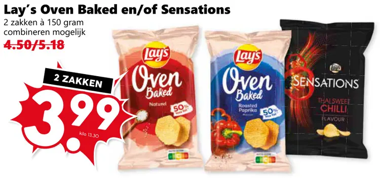 Aanbieding: Oven Baked en/of Sensations