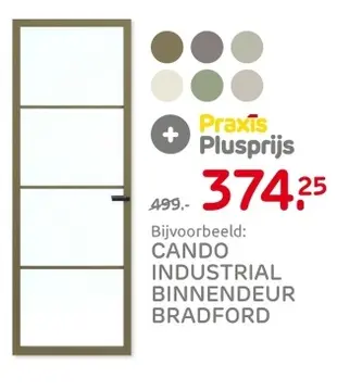 Aanbieding: Cando industrial binnendeur bradford