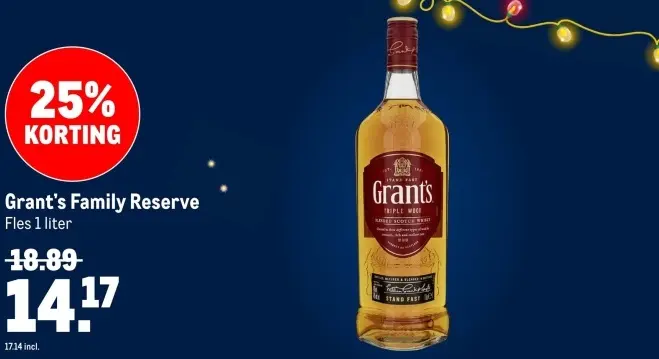 Aanbieding: Grant's Family Reserve