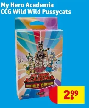 Aanbieding: My Hero Academia CCG Wild Wild Pussycats