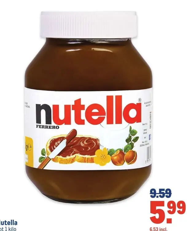 Aanbieding: Nutella