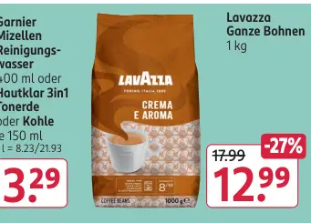 Aanbieding: Lavazza Ganze Bohnen