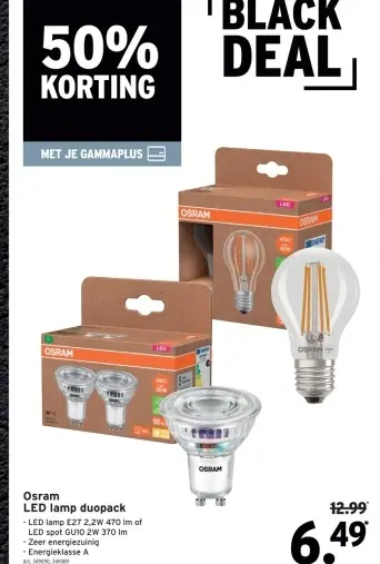 Promotie: LED lamp duopack