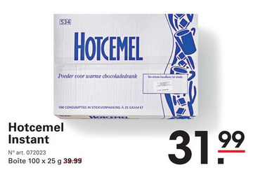 Offre: Hotcemel Instant