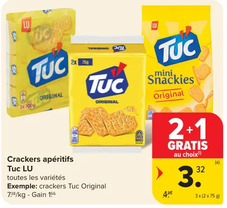 Offre: Crackers apéritifs