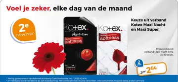 Aanbieding: Kotex Maxi Nacht en Maxi Super