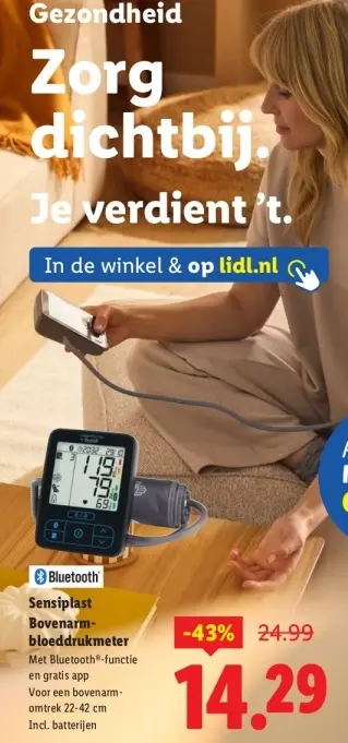 Aanbieding: Bovenarmbloeddrukmeter