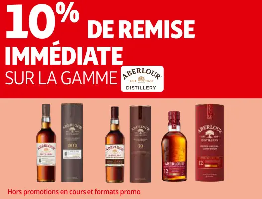 Promotie: La gamme Aberlour