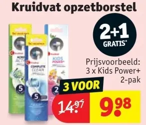 Promotie: Kruidvat opzetborstel