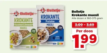 Aanbieding: Bolletje Krokante muesli
