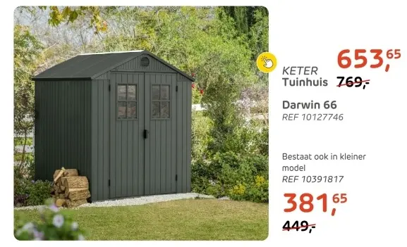Aanbieding: Tuinhuis Darwin 66
