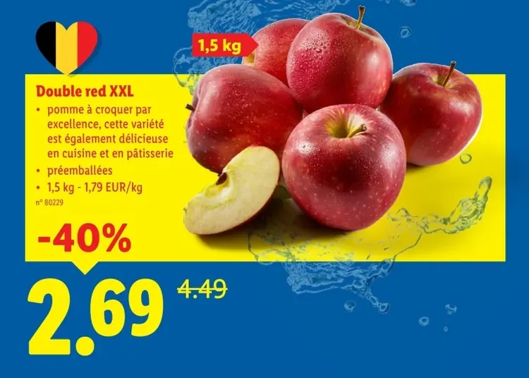 Offre: Double red XXL