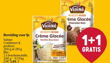 Aanbieding: Bereiding voor ijs Vahiné