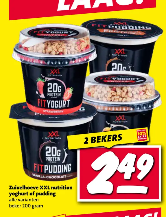 Aanbieding: Zuivelhoeve XXL nutrition yoghurt of pudding