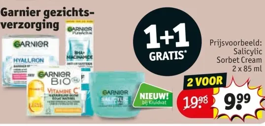 Aanbieding: Garnier gezichtsverzorging