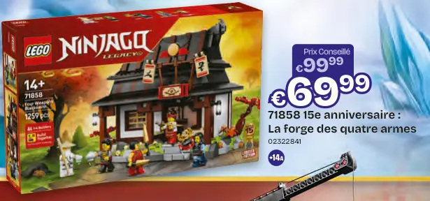 Offre: 15e anniversaire: La forge des quatre armes
