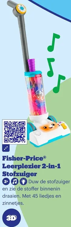Aanbieding: Leerplezier 2-in-1 Stofzuiger