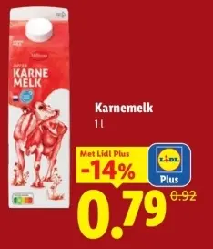 Aanbieding: Karnemelk