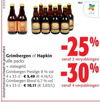 Aanbieding: Grimbergen of Hapkin