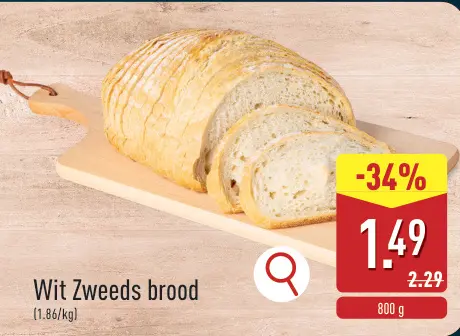 Promotie: Wit Zweeds brood