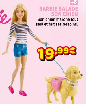Offre: BARBIE BALADE SON CHIEN