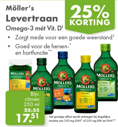 Aanbieding: Möller's Levertraan