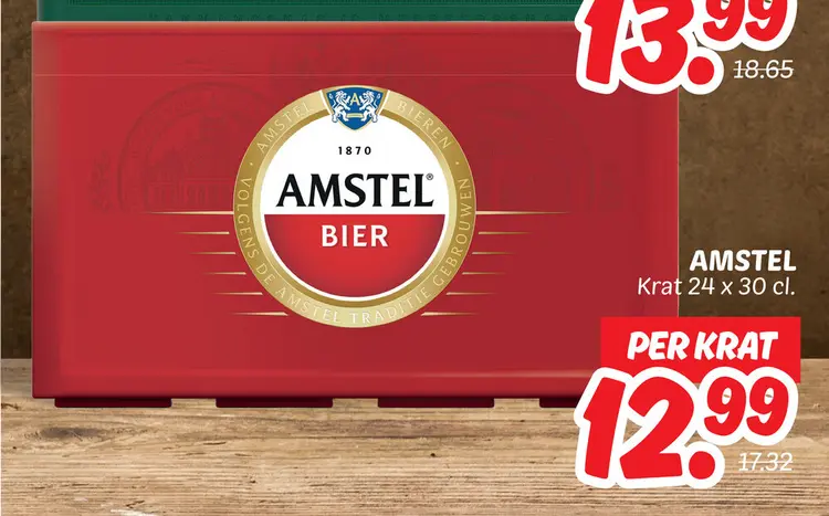 Aanbieding: Amstel krat