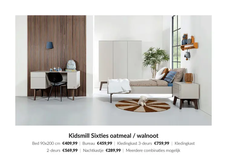 Aanbieding: Kidsmill Sixties oatmeal / walnoot