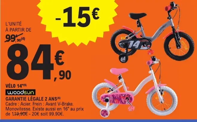 Offre: Vélo 14"