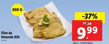 Offre: Filet de limande XXL