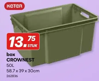 Promotie: box CROWNEST
