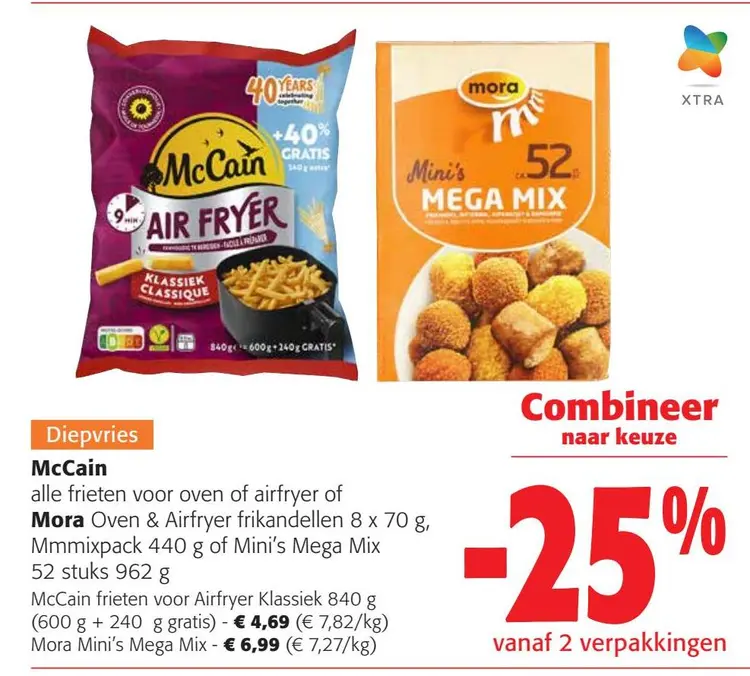 Aanbieding: McCain frieten voor Airfryer Klassiek / Mora 