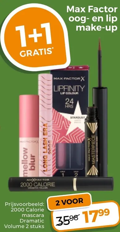 Aanbieding: Oog- en lip make-up