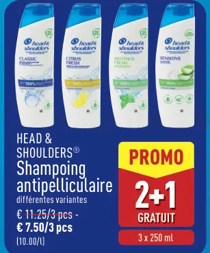 Offre: Shampoing antipelliculaire