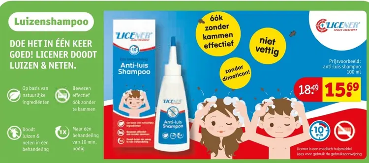 Aanbieding: Luizenshampoo
