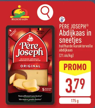 Promotie: Père Joseph® Abdijkaas in sneetjes
