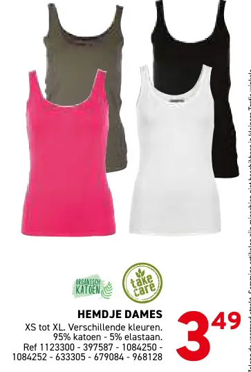 Promotie: Hemdje dames