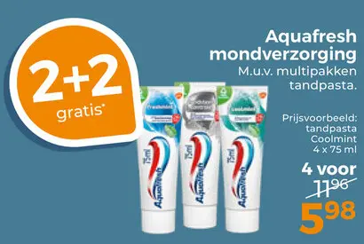 Aanbieding: Aquafresh mondverzorging