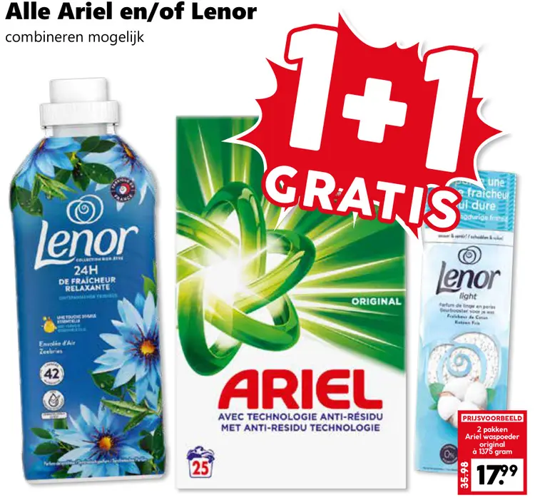 Aanbieding: Ariel waspoeder original