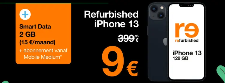 Promotie: Refurbished iPhone 13