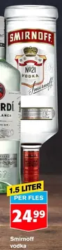 Aanbieding: Smirnoff vodka